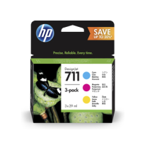 HP TINTA C / M / Y DESIGNJET T120/T520 - Nº 711 (PACK 3X29ML)