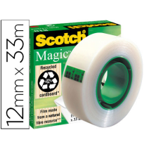 (2067) CINTA ADHESIVA CELO SCOTCH-MAGIC 33 MT X 12 MM (70005258721)