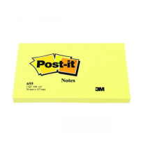 (8874) POST-IT BLOC DE NOTAS ADHESIVAS QUITA Y PON 76X127MM CON 100 HOJAS 655 (FT500072861)