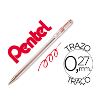 (21634) bolígrafo PENTEL BK-77 B ROJO (BK-77 B)