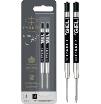 PARKER RECAMBIO BOLIGRAFO GEL NEGRO PACK 2 UD. 1950362