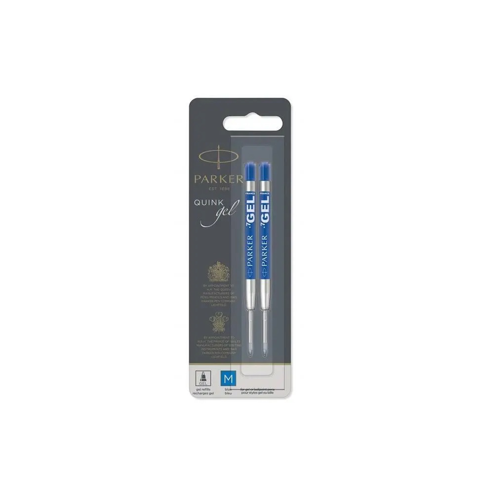 PARKER RECAMBIO BOLIGRAFO GEL AZUL PACK 2 UD. 1950364