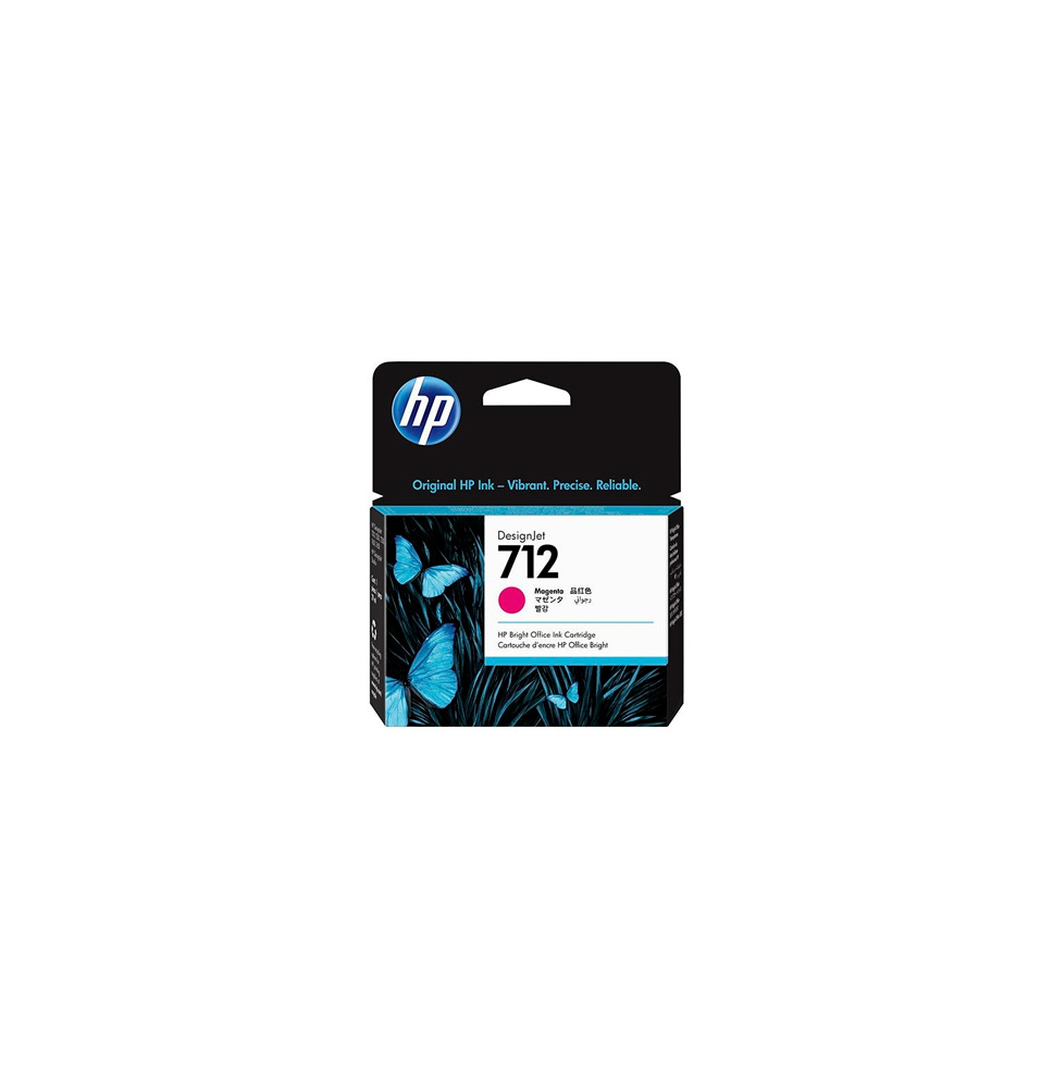 HP TINTA MAGENTA Nº 712 29ML (DESINGNJET T210/230/250/630/650) 3ED68A