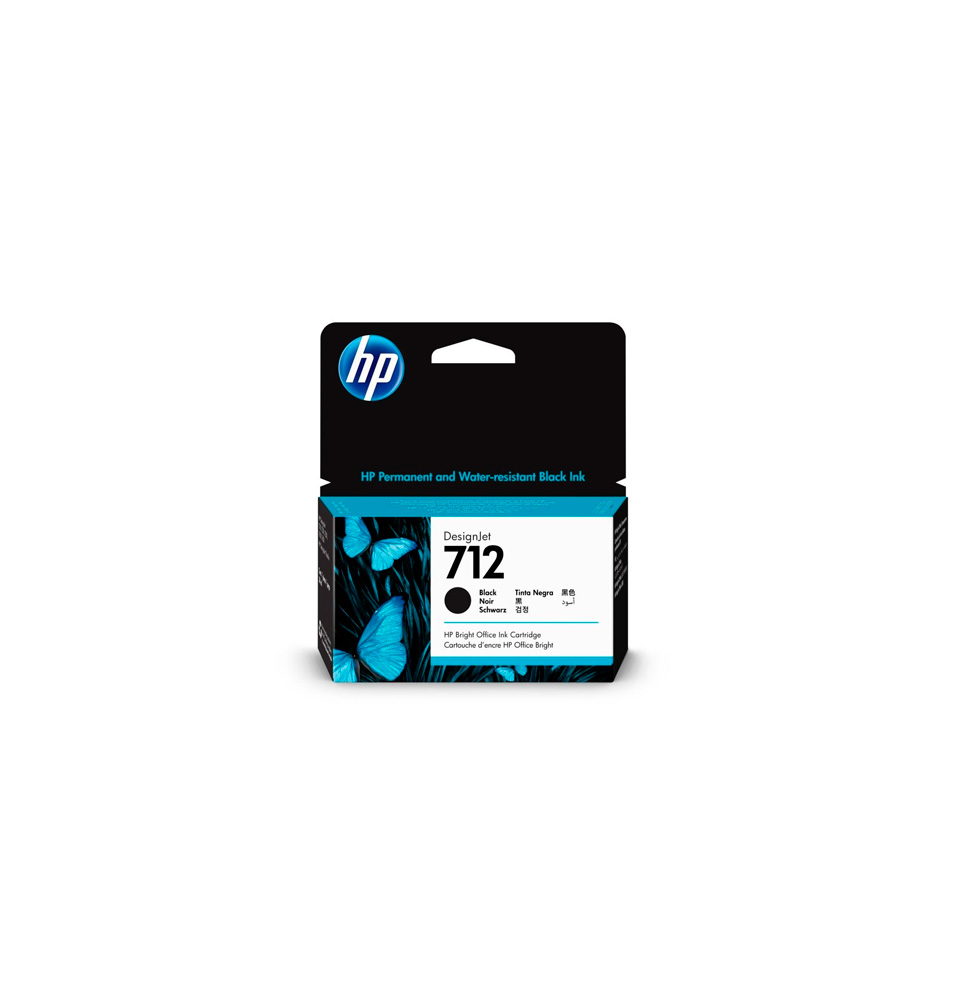 HP TINTA NEGRO Nº 712 38ML (DESINGNJET T210/230/250/630/650) 3ED70A