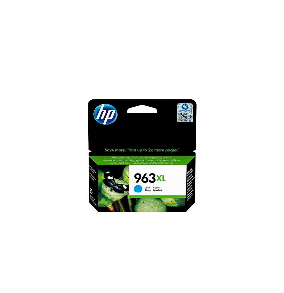 HP TINTA CYAN Nº 963XL 1,6K (OFFICEJET PRO ALL IN ONE 9010/9012/9010/9015/9016/9019/9020/9022/9025)