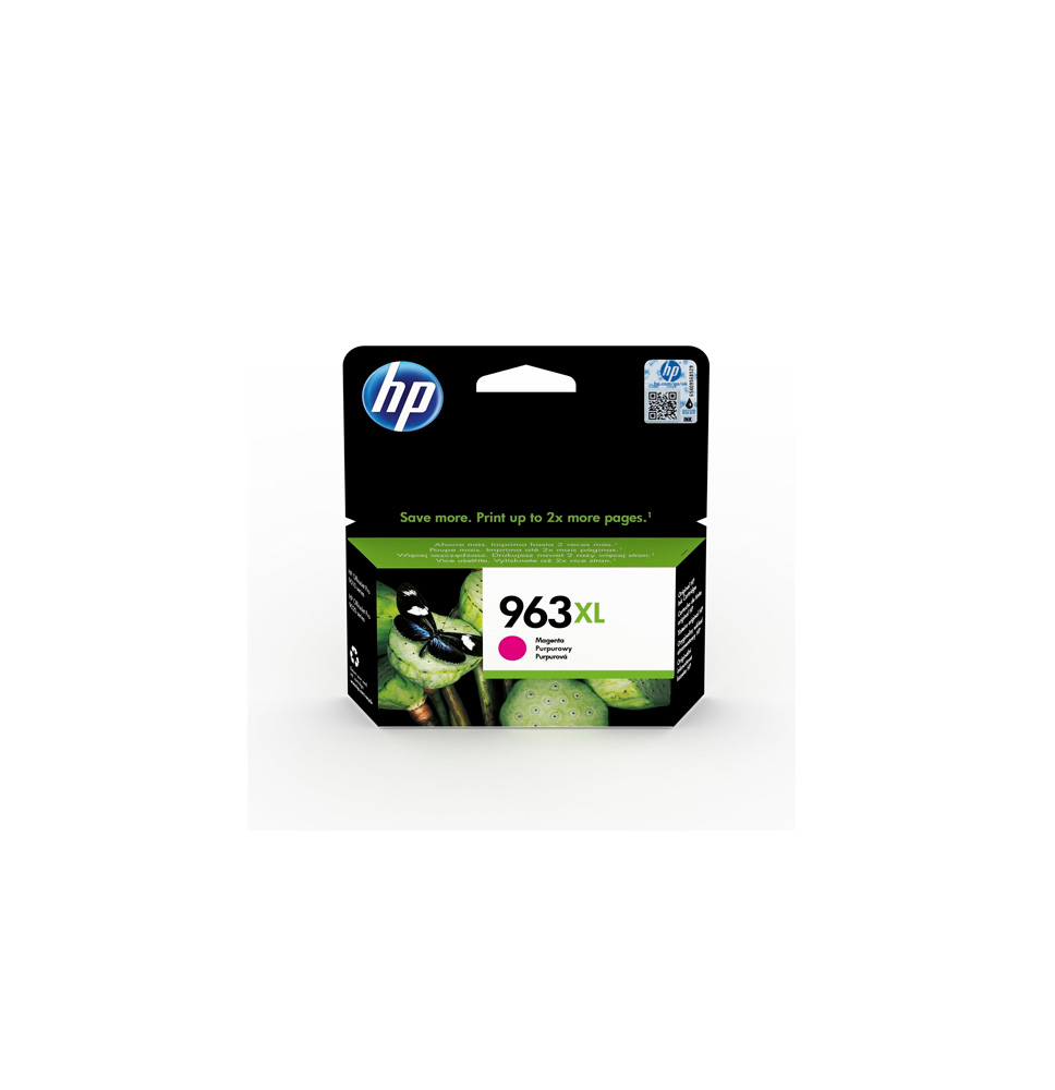 HP TINTA MAGENTA Nº 963XL 1,6K (OFFICEJET PRO ALL IN ONE 9010/9012/9010/9015/9016/9019/9020/9022/9025)