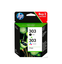 HP TINTA NEGRO + TRICOLOR Nº 303 (ENVY PHOTO 6220/6230/6232/7130/7830/ TANGO 100/110)