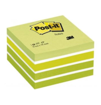 POST-IT BLOC DE NOTAS ADHESIVAS QUITA Y PON  76X76MM CON 450 HOJAS (2028-G)