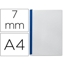 (12486) TAPA DE ENCUADERNACION CHANNEL FLEXIBLE 35547 AZUL LOMO A CAPACIDAD 36/70 HOJAS (73990035)