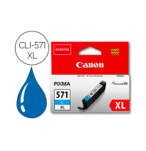 CANON TINTA CIAN CLI-571CXL 10,8ML (MG5751/7750/TS5055/8050) 0332C001