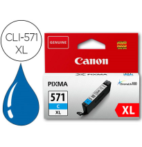 CANON TINTA CIAN CLI-571CXL 10,8ML (MG5751/7750/TS5055/8050) 0332C001