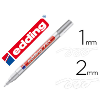 (75356) rotulador EDDING PUNTA FIBRA 751 BLANCO PUNTA REDONDA 1-2 mm (751-049)