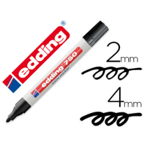 (75360) rotulador EDDING PUNTA FIBRA 750 NEGRO PUNTA REDONDA 2-4 mm (750-1)