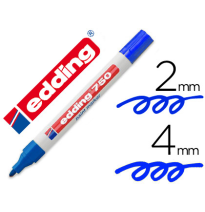 (75362) rotulador EDDING PUNTA FIBRA 750 AZUL PUNTA REDONDA 3,5 mm (750-3)