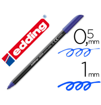 (7280) rotulador EDDING PUNTA FIBRA 1200 AZUL N.3 -PUNTA REDONDA 0.5 mm (1200-A)