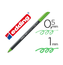 (7333) rotulador EDDING PUNTA FIBRA 1200 VERDE CLARO N.11 -PUNTA REDONDA 0.5 mm (1200-VC)