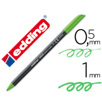 (7333) rotulador EDDING PUNTA FIBRA 1200 VERDE CLARO N.11 -PUNTA REDONDA 0.5 mm (1200-VC)