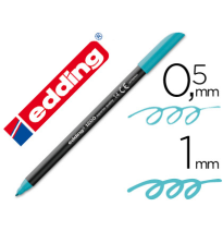 (27162) rotulador EDDING PUNTA FIBRA 1200 AZUL TURQUESA N.14 -PUNTA REDONDA 0.5 mm (1200-AZ.T)