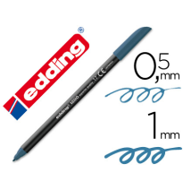 (27165) rotulador EDDING PUNTA FIBRA 1200 AZUL ACERO N.17 -PUNTA REDONDA 0.5 mm (1200-AZ.A)