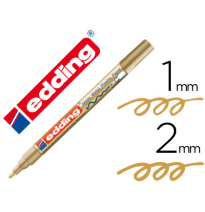 (75355) rotulador EDDING PUNTA FIBRA 751 ORO PUNTA REDONDA 1-2 mm (751-053)