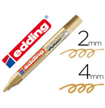 (75358) rotulador EDDING PUNTA FIBRA 750 ORO PUNTA REDONDA 2-4 mm (750-53)