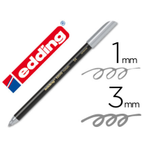 (50377) rotulador EDDING PUNTA FIBRA 1200 PLATA N. 54 -PUNTA REDONDA 1-3 mm (1200-54)