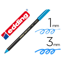 (72071) rotulador EDDING PUNTA FIBRA 1200 AZUL METALIZADO N 73 PUNTA REDONDA 1-3 mm (1200-73)