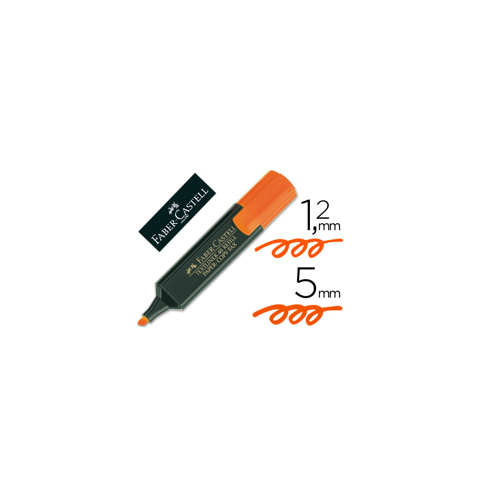 (9610) rotulador FABER FLUORESCENTE 48-15 NARANJA (48-15 / 154815)