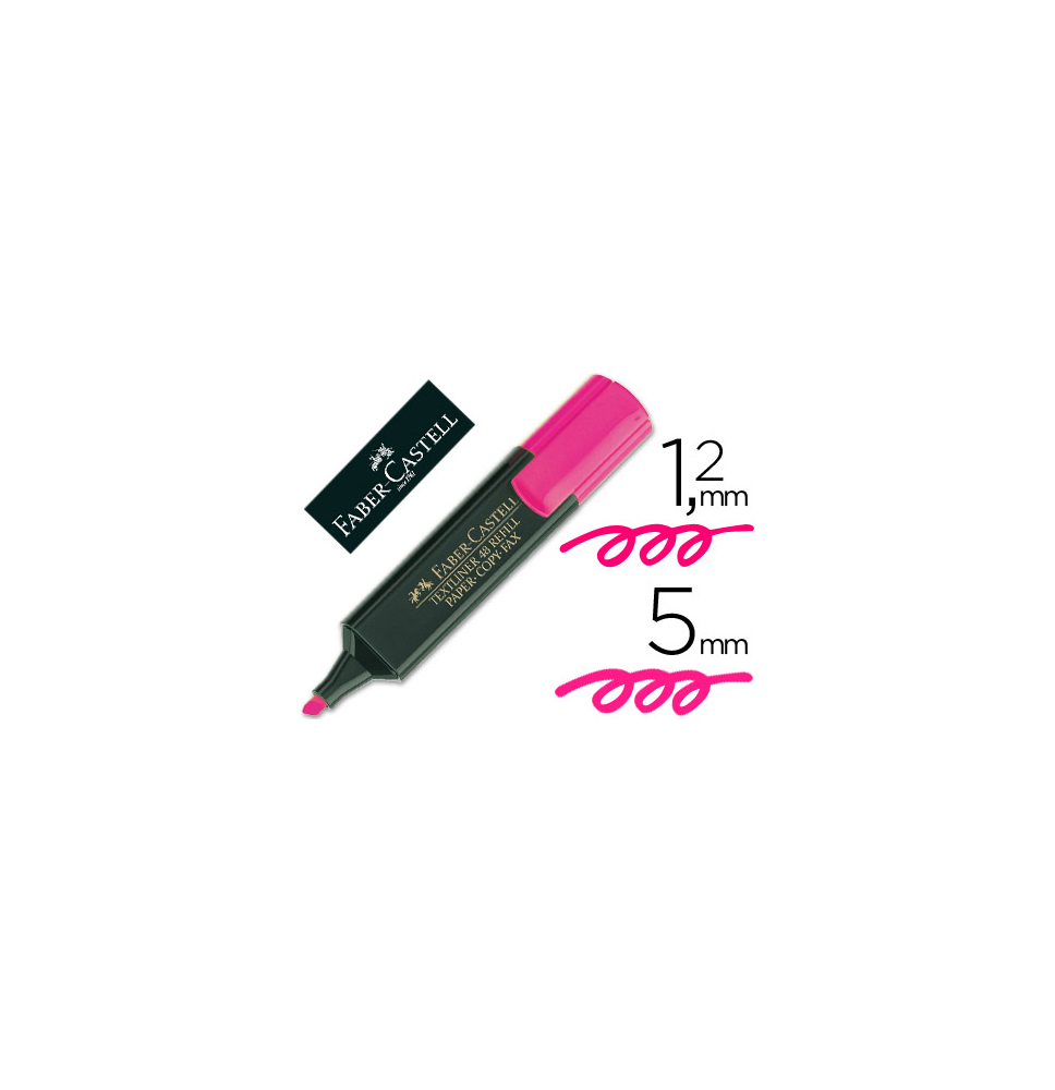 (9608) rotulador FABER FLUORESCENTE 48-28 ROSA (48-28 / 154828)