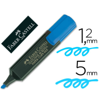 (9607) rotulador FABER FLUORESCENTE 48-51 AZUL (48-51 / 154851)