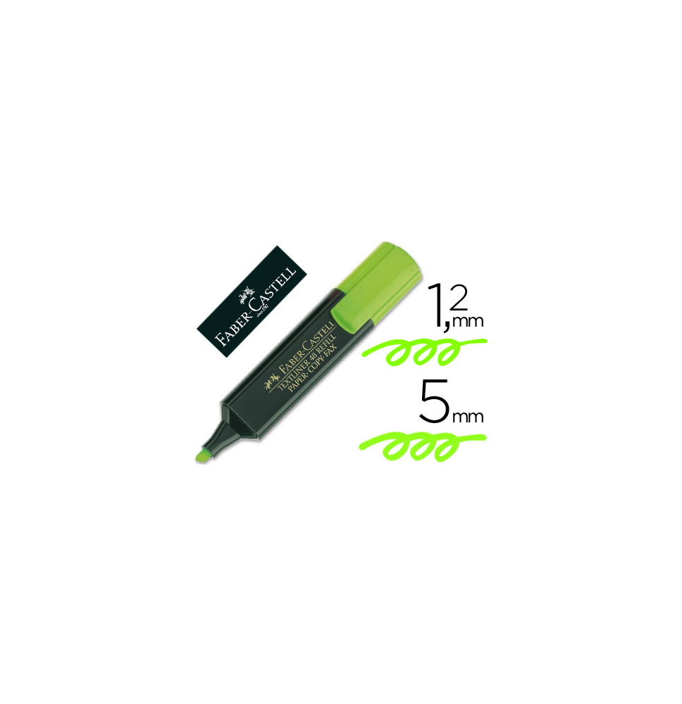 (9606) rotulador FABER FLUORESCENTE 48-63 VERDE (48-63 / 154863)