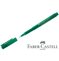 FABER CASTELL rotulador BROADPEN 1554 0.8 mm color verde