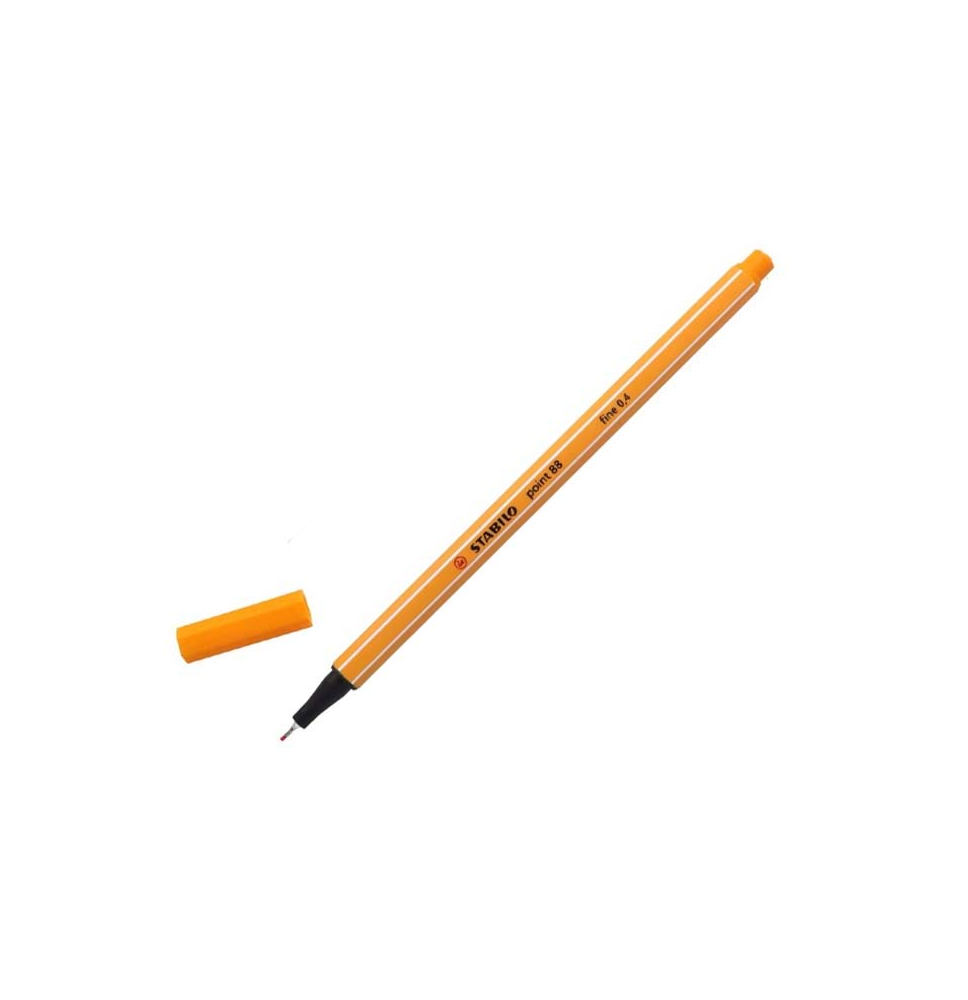 (31590) ROTULADOR STABILO PUNTA DE FIBRA POINT 88 NARANJA 0,4 MM (88/54)