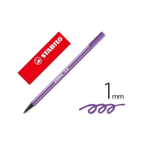 (150789) ROTULADOR STABILO ACUARELABLE PEN 68 PURPURA 1 MM (68/19)