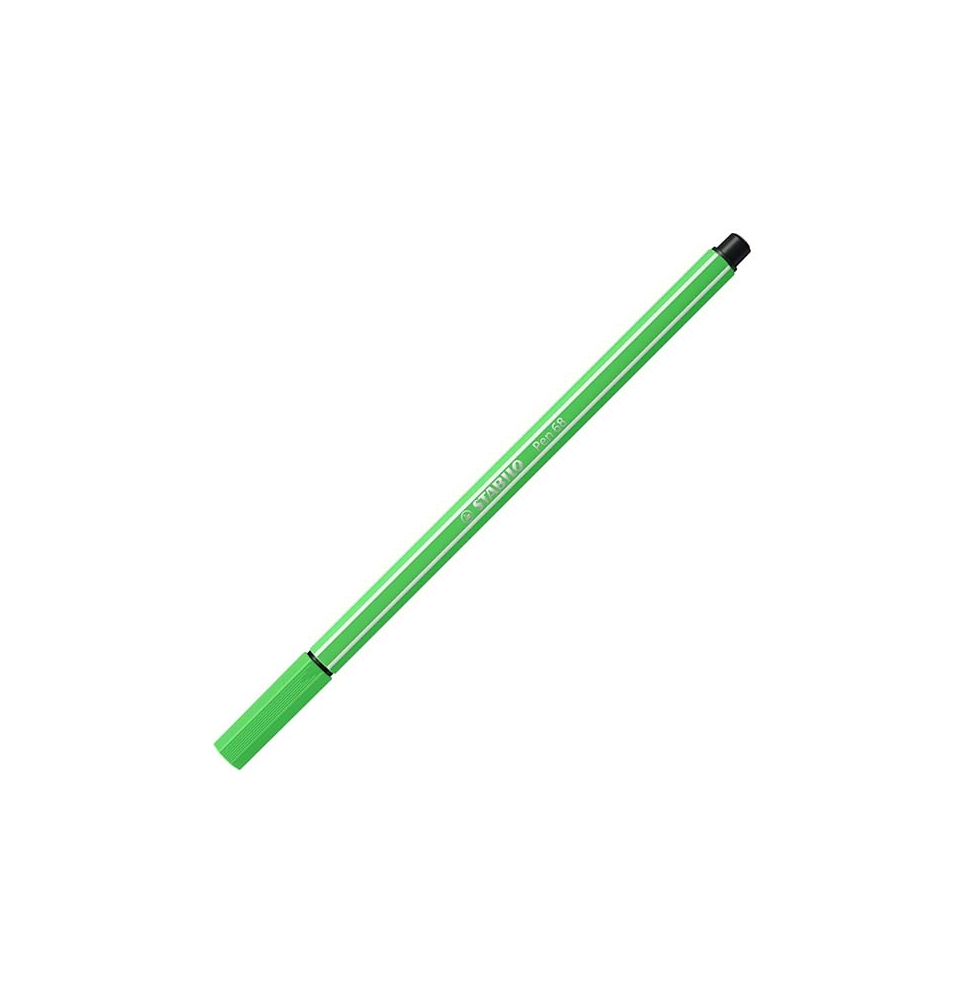 (49232) ROTULADOR STABILO ACUARELABLE PEN 68 VERDE HOJA 1 MM (68/43)