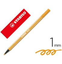 (49236) ROTULADOR STABILO ACUARELABLE PEN 68 NARANJA 1 MM (68/54)