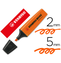 (22767) ROTULADOR STABILO BOSS FLUORESCENTE 70 NARANJA (70/54)