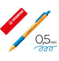 (72022) BOLIGRAFO STABILO POINTBALL 0,5 MM RETRACTIL TURQUESA (6030/51)