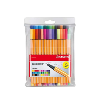 (73508) ROTULADOR STABILO POINT 88 COLORES NEON ESTUCHE 25+5 UNIDADES (8830-1)