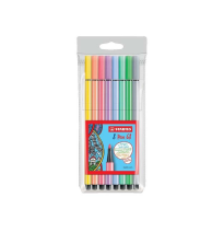 (67751) ROTULADOR STABILO ACUARELABLE PEN 68 ESTUCHE DE 8 COLORES SURTIDOS PASTEL (68/8-01)