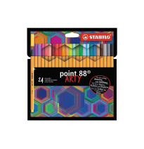 STABILO POINT 88 PACK 4 UD. WALLET ARTY 8824/1-20