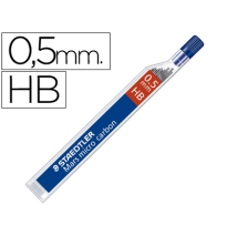 (73109) MINAS STAEDTLER MARS MICRO GRAFITO 0,5 mm HB TUBO CON 12 MINAS (250 05-HB)