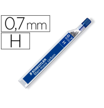 (150298) MINAS STAEDTLER MARS MICRO GRAFITO 0,7 mm H TUBO CON 12 UNIDADES (250 07-H)