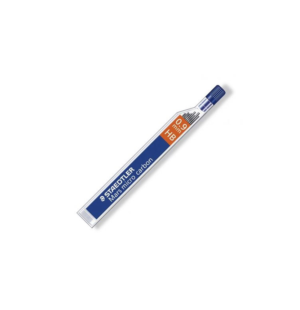 STAEDTLER MINAS MARS MICRO GRAFITO 0,9 mm HB TUBO CON 12 MINAS (250 09-HB)