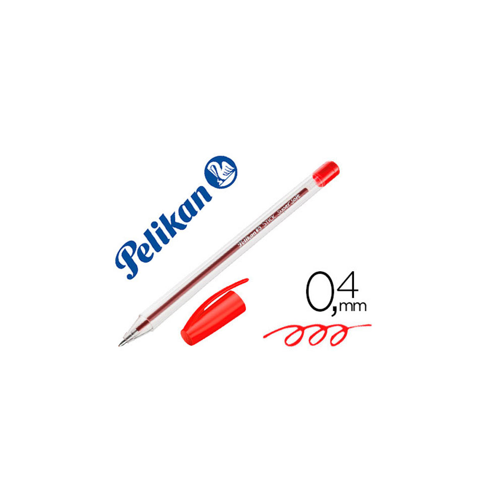 (152145) 	PELIKAN bolígrafo STICK SUPER SOFT ROJO 601474