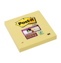 POST-IT BLOC DE NOTAS ADHESIVAS QUITA Y PON POST-IT SUPER STICKY 76X76 MM UD.