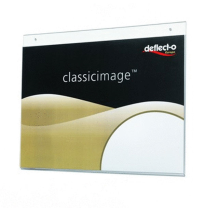 (155277) EXPOSITOR MURAL DEFLECTO CLASSIC IMAGE DIN A4 HORIZONTAL TRANSPARENTE 298X235X10 MM 46901