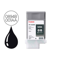 CANON TINTA NEGRO MATE PFI-102MBK 130ML (LP17/24/IPF500/600/700/710/610/605/720/755) 0894B001AA