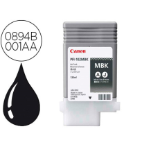 CANON TINTA NEGRO MATE PFI-102MBK 130ML (LP17/24/IPF500/600/700/710/610/605/720/755) 0894B001AA