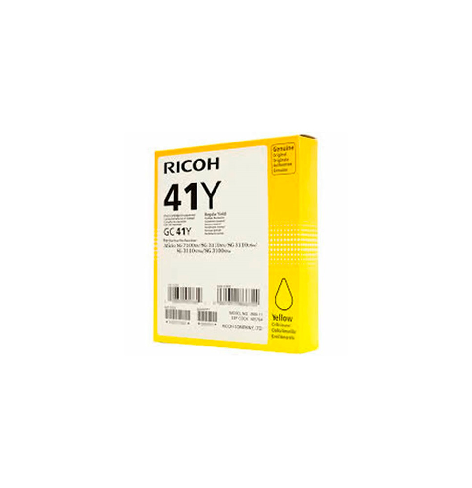 RICOH TINTA SG3110DN/3110DNW GC-41Y CARTUCHO AMARILLO